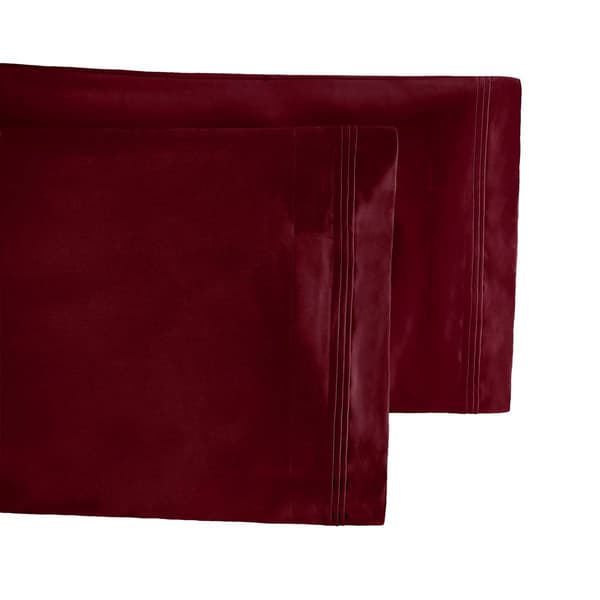 Superior 2pc. 650TC Egyptian Cotton Solid Pillowcase Set - image 