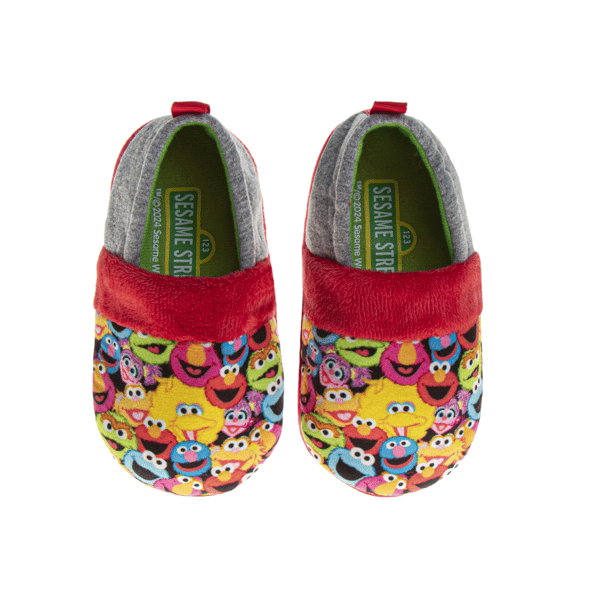 Little Kids Sesame Street® All Your Friends Dual Sizes Slippers