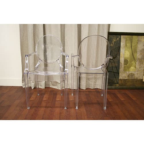 Baxton Studio Dymas 2pc. Arm Chair Set