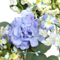 Northlight 26in. Hyacinths & Hydrangea Fern Spring Wreath - image 5
