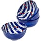 Home Essentials S/4 4.5 In American Stripe W/Cherries Bowls - image 1