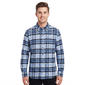 Mens Jackson Hole Long Sleeve Flannel Shirt - Blue / Navy / White - image 1
