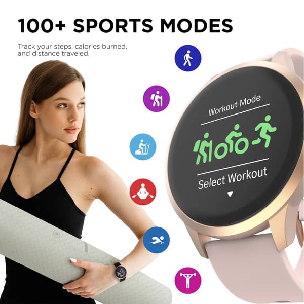 Womens iItouch Sport 4 Blush Strap Fitness Tracker - TP4R01-C12