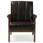Baxton Studio Nikko Mid-Century Wooden Lounge Chair - image 3