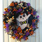 Northlight Seasonal 24in. Black Colorado Spruce Halloween Wreath - image 5