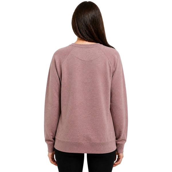 Womens Angels Forever Young Long Sleeve Floral Heart Sweatshirt