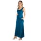 Plus Size 24/7 Comfort Apparel Pocket Maternity Maxi Dress - image 3