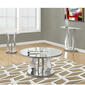 Monarch Specialties Round Mirrored End Table - image 3