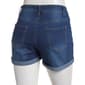 Juniors California Vintage 1 Button Destructed Cuff Denim Shorts - image 2