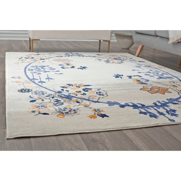 Rugs America&#8482; Valentina Gold Magnolia Area Rug