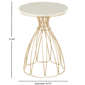 9th & Pike® Contemporary Gold Metal Accent Table - image 3