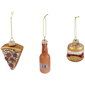 Northlight 3pc. Pizza Burger and Beer Glass Christmas Ornaments - image 4
