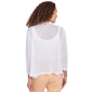 Womens Hearts of Palm Essentials Open Front Drape Cardigan - image 2