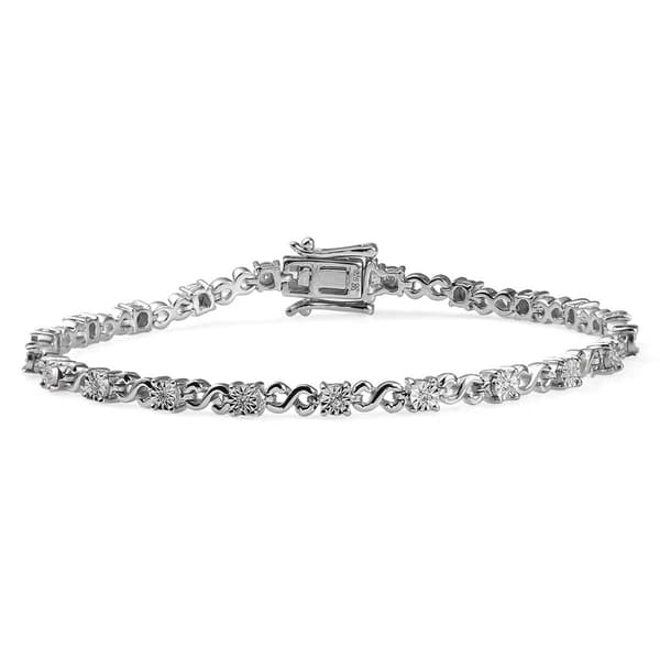 Nova Star(R) 21-Stone 1/10ctw. Lab Grown Diamond Fashion Bracelet - image 