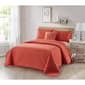 Bibb Home 4pc. Solid Diamond Reversible Quilt Set with Cushion - image 1