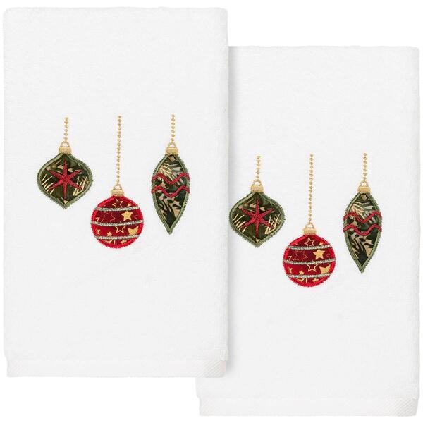 Linum Home Textiles Christmas Ornaments Hand Towels - Set Of 2 - image 