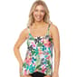 Womens Leilani Hawaiian Haven Cape Town Tankini Swim Top - image 1