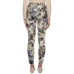 Womens HUE® Fall Blossom Denim Leggings