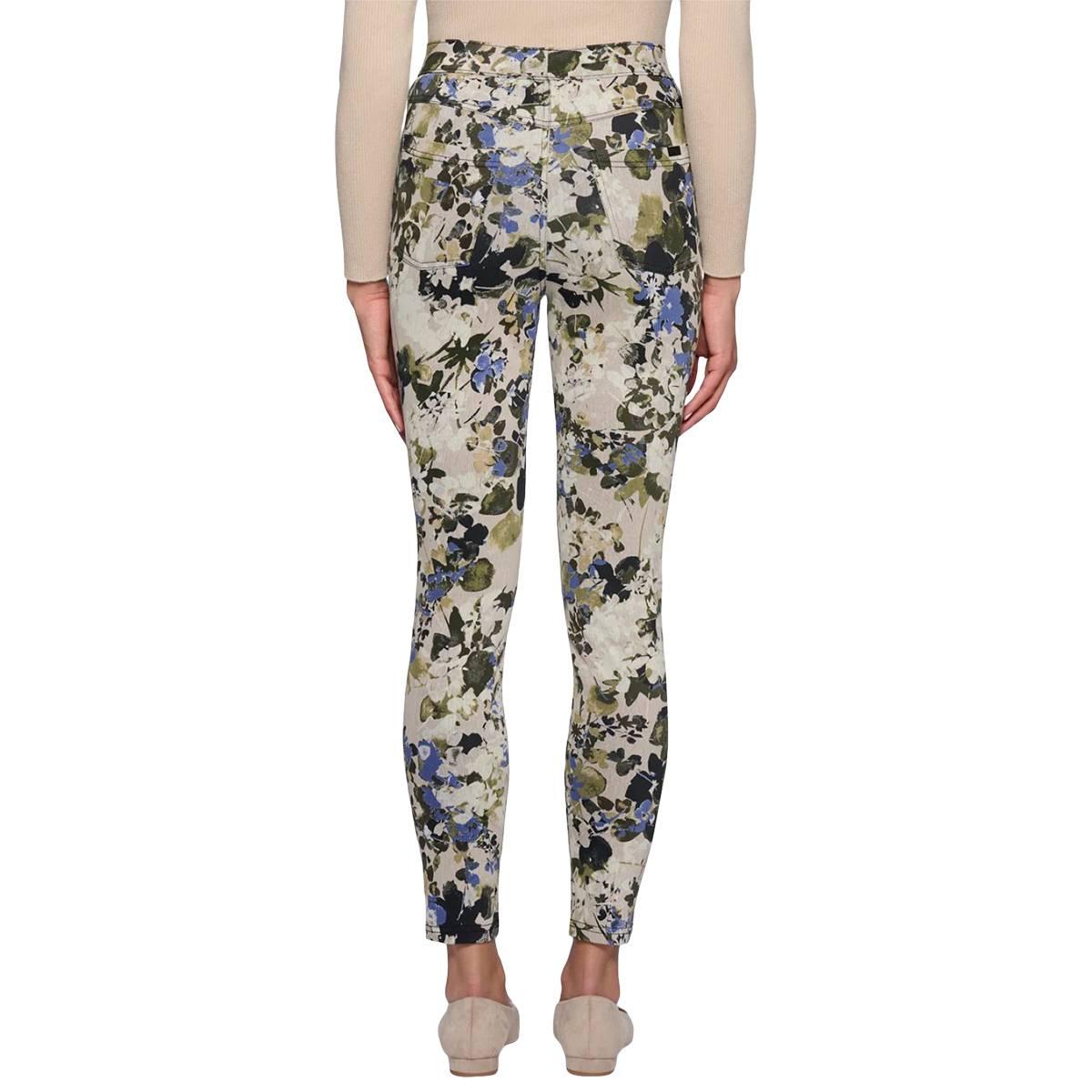 Womens HUE® Fall Blossom Denim Leggings