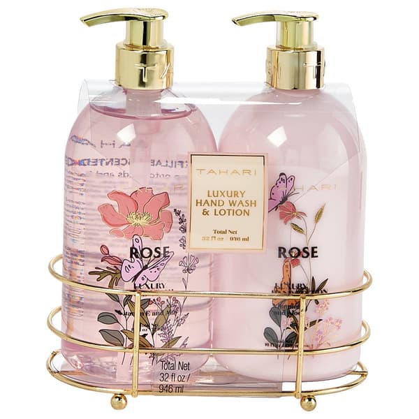 Tahari Luxury Rose Hand Wash & Hand Lotion - image 