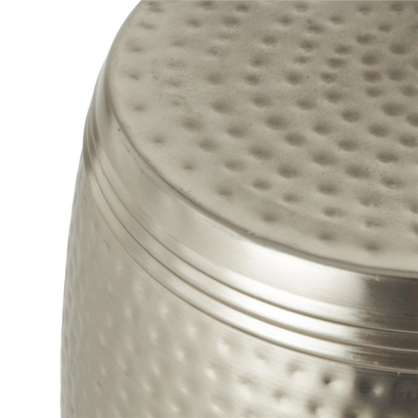 9th & Pike® Glam Silver Metal Accent Table - image 