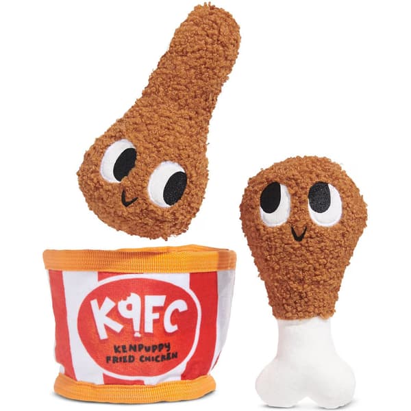 Bark Ken Puppy Fried Chicken Pet Toy - image 