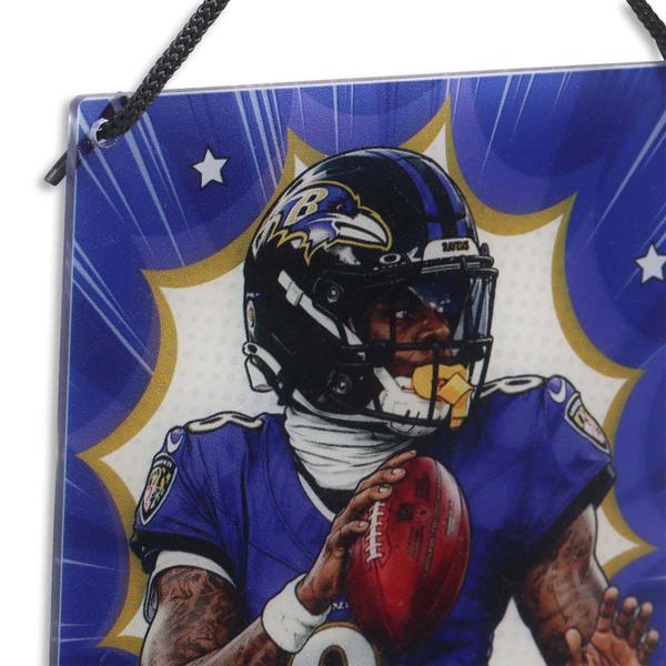 Open Road Ravens Jackson Small Hanging Acrylic Wall Decor