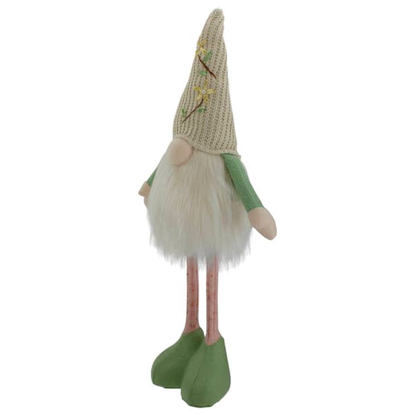 Northlight Seasonal LED Gnome Figurine w/ Knitted Floral Hat