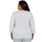 Plus Size Alfred Dunner Weekend Warrior 3/4 Sleeve Stripe Blouse - image 2