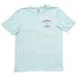 Mens Chaps Parrots Short Sleeve Tee - Crystal Blue - image 1