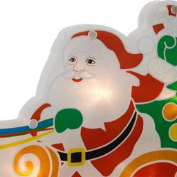 Northlight Seasonal Santa &amp; Reindeer Christmas Window Décor