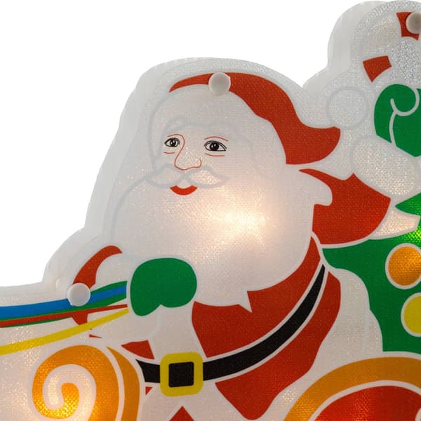 Northlight Seasonal Santa & Reindeer Christmas Window D&#233;cor