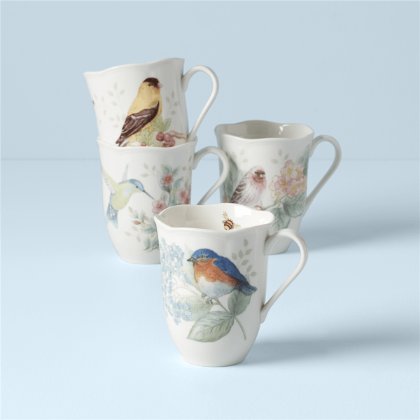 Lenox® Butterfly Meadow® Flutter Mugs - Set of 4