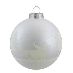 Northlight Seasonal Reindeer Christmas Ball Ornaments - Set of 4
