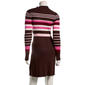 Juniors Madden Girl Multi Stripe Funnel Neck Sweater Dress - image 3