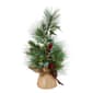 Kurt S. Adler 24in. Berries & Plaid Ribbon Pine Tree - image 2