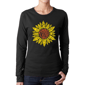 Womens LA Pop Art Sunflower - Word Art Long Sleeve T-Shirt - image 1