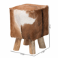 bali & pari Scotlyn Genuine Goat Leather Footstool - image 8