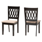 Baxton Studio Florencia Modern Wood Dining Chairs - Set of 2 - image 1