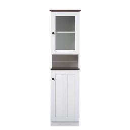 Baxton Studio Lauren Buffet & Hutch Kitchen Cabinet