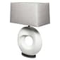 HomeRoots 27in. White Circular Table Lamp - image 1