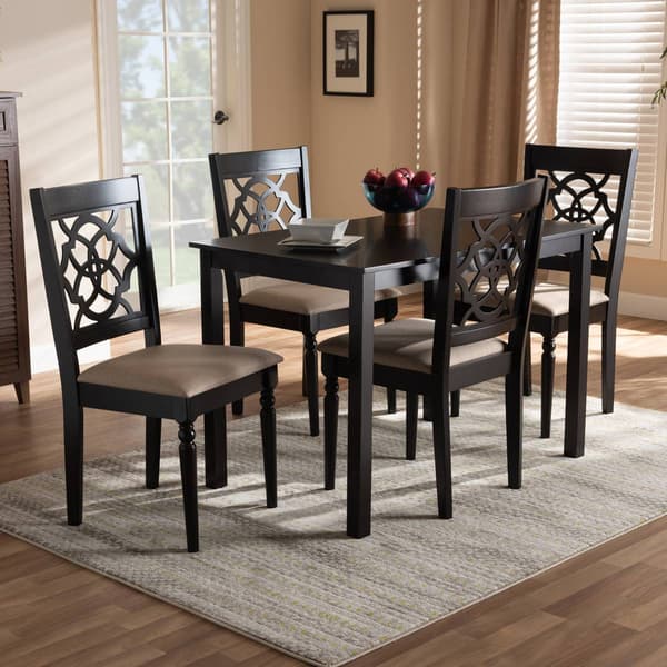 Baxton Studio Renaud 5pc. Wood Dining Set - image 