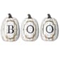National Tree 13in. BOO Pumpkins - Set of 3 - image 1