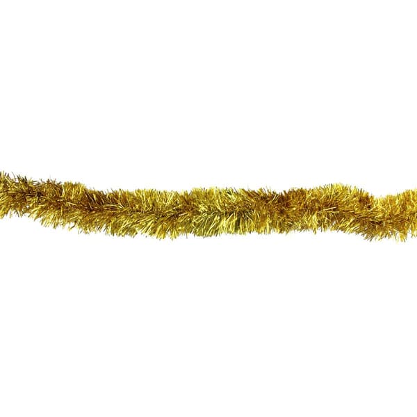 Northlight Seasonal 50ft. Deep Gold Tinsel Garland
