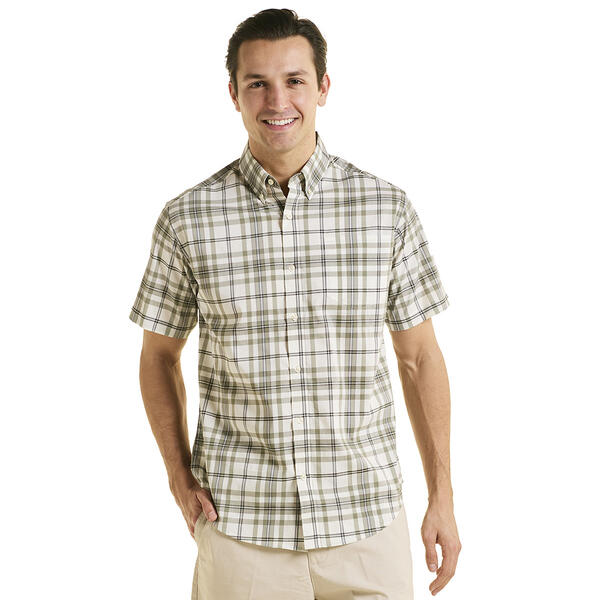 Mens Architect&#40;R&#41; Plaid Weekender Button Down Shirt - Snow White - image 