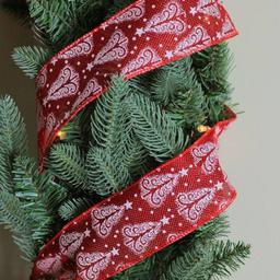 Northlight Seasonal 30ft. Trees Wired Craft Ribbon