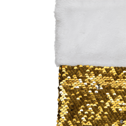 Northlight Gold & Silver Sequin Christmas Stocking With Cuff