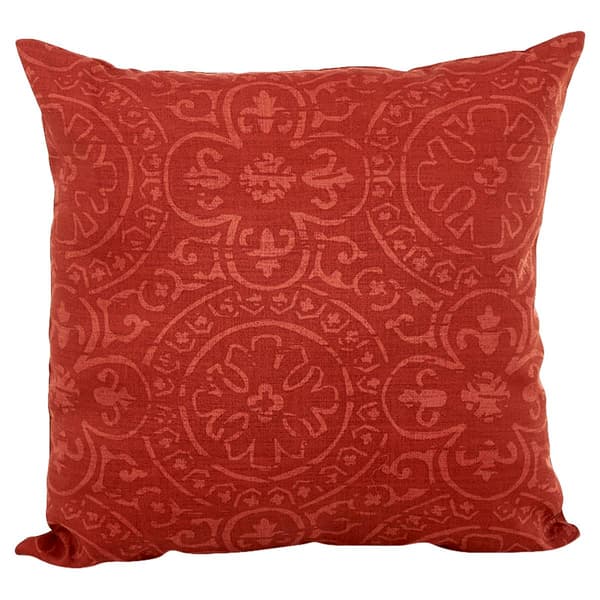 Jordan Manufacturing Medallion Toss Pillow - Rust - image 