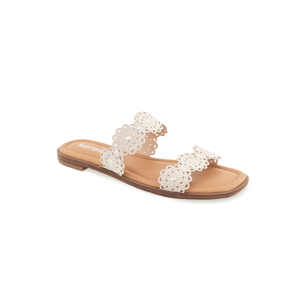 Womens Kensie Reese Flat Sandals