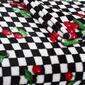 Betsey Johnson Cherry Checker Ultra-Soft Plush Throw Blanket - image 2